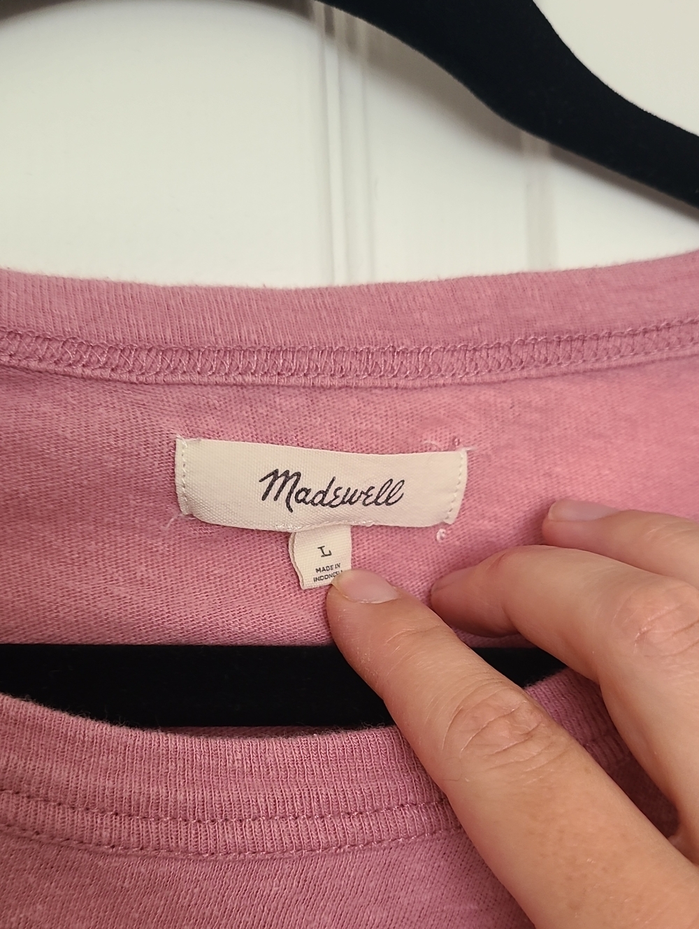 Madewell Rose Pink Daisy Short Tee - Picture 3 of 5